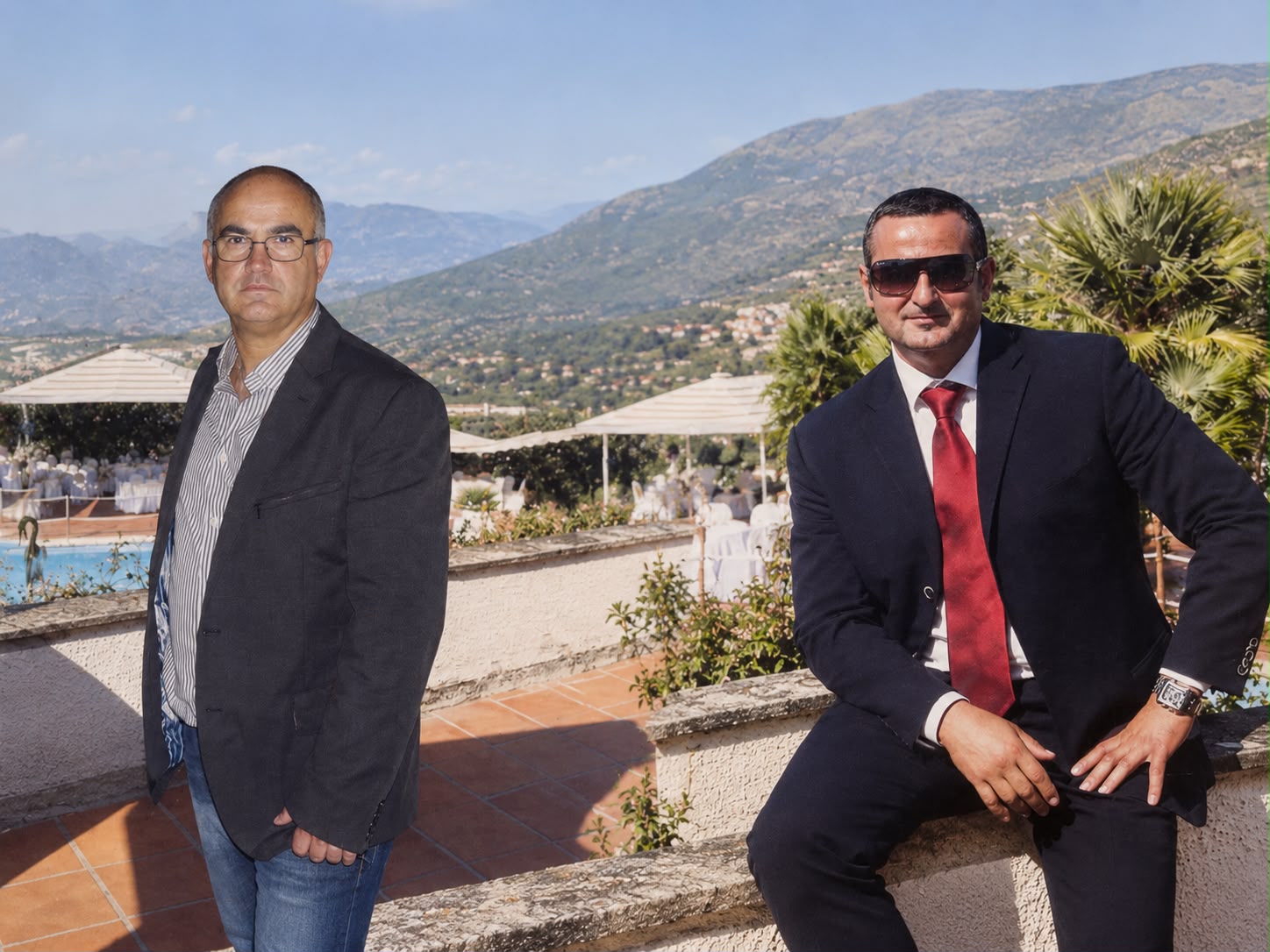 Local representatives at the Pino and Amilcare Mattei Degree Award ceremony